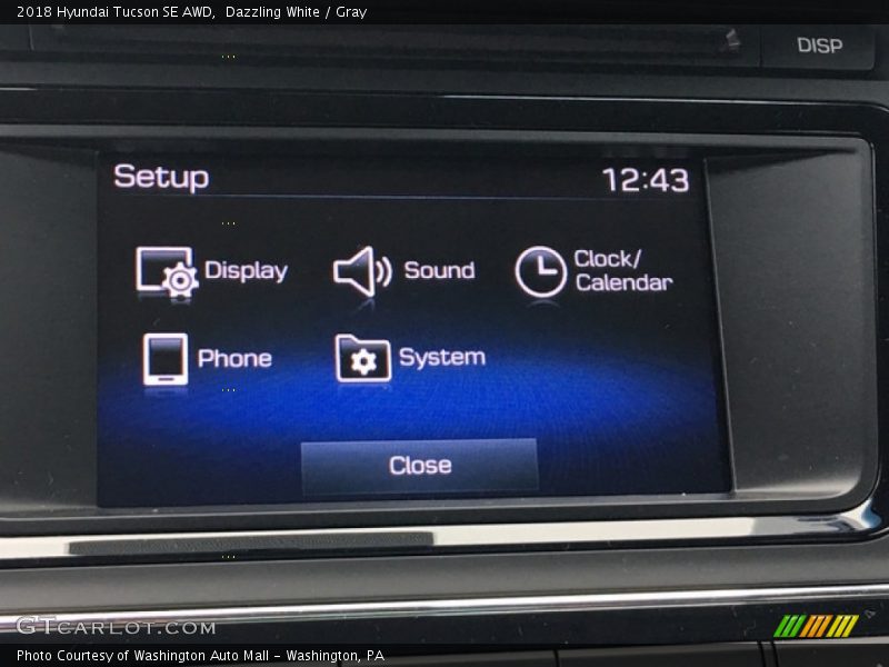 Dazzling White / Gray 2018 Hyundai Tucson SE AWD