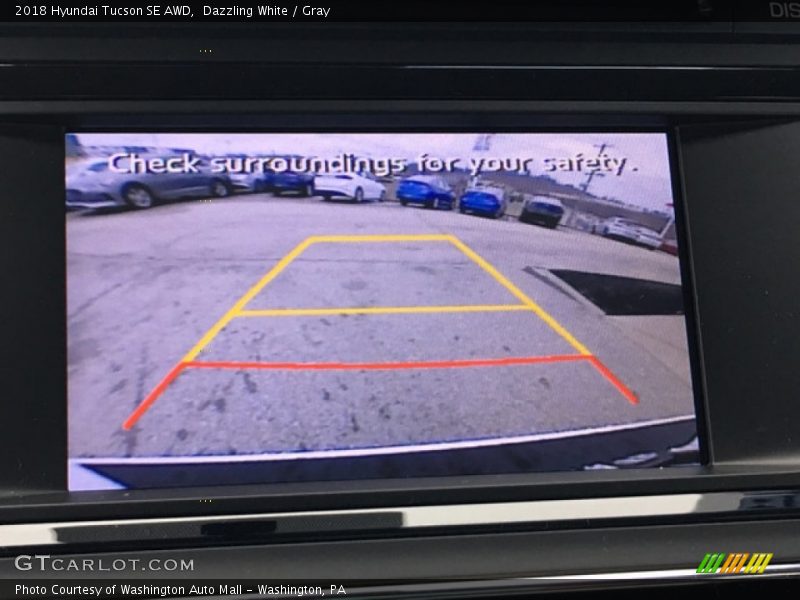 Dazzling White / Gray 2018 Hyundai Tucson SE AWD