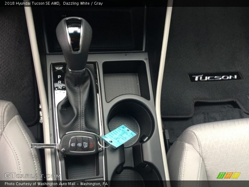 Dazzling White / Gray 2018 Hyundai Tucson SE AWD