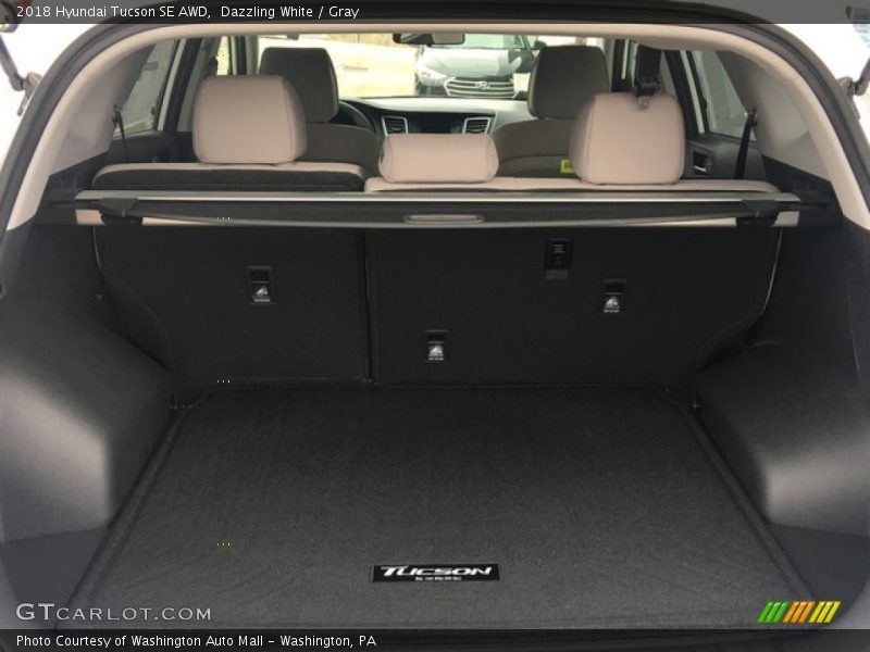 Dazzling White / Gray 2018 Hyundai Tucson SE AWD