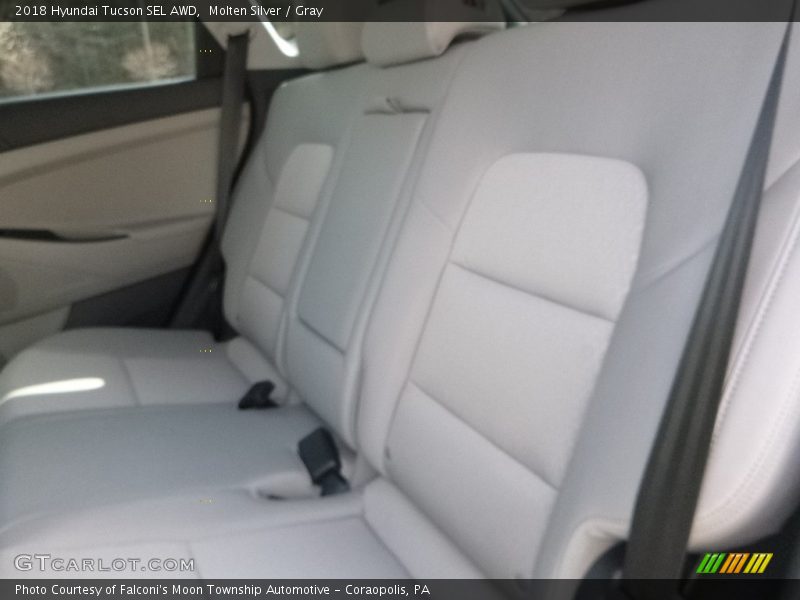 Molten Silver / Gray 2018 Hyundai Tucson SEL AWD