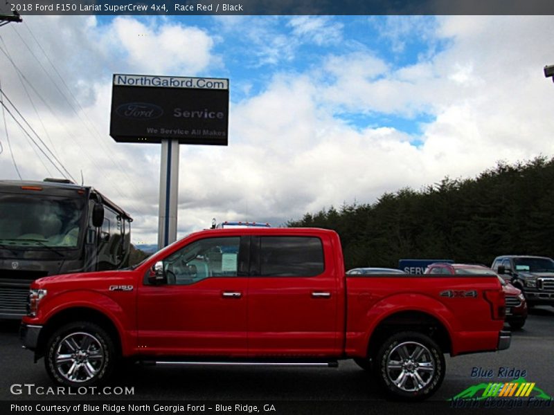 Race Red / Black 2018 Ford F150 Lariat SuperCrew 4x4