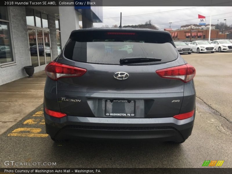 Coliseum Gray / Black 2018 Hyundai Tucson SE AWD