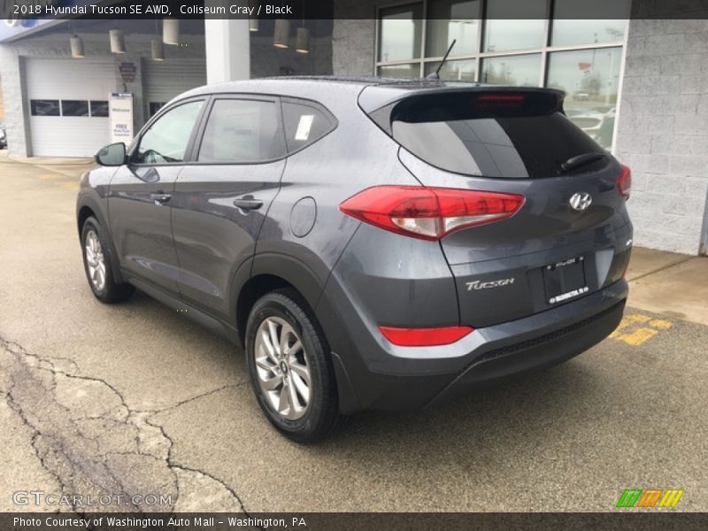 Coliseum Gray / Black 2018 Hyundai Tucson SE AWD