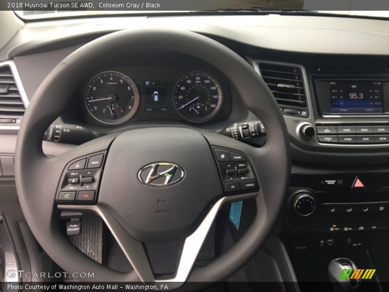 Coliseum Gray / Black 2018 Hyundai Tucson SE AWD
