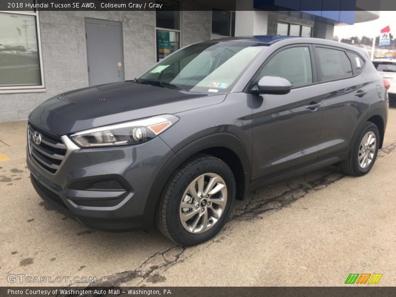 Coliseum Gray / Gray 2018 Hyundai Tucson SE AWD