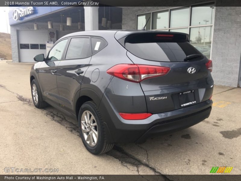 Coliseum Gray / Gray 2018 Hyundai Tucson SE AWD