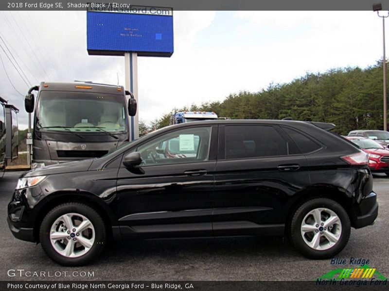 Shadow Black / Ebony 2018 Ford Edge SE