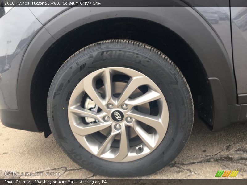 Coliseum Gray / Gray 2018 Hyundai Tucson SE AWD