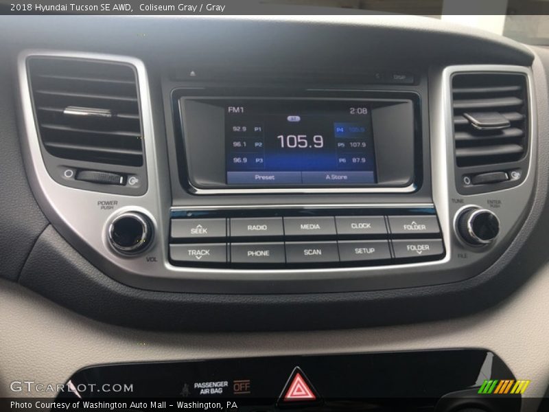 Coliseum Gray / Gray 2018 Hyundai Tucson SE AWD