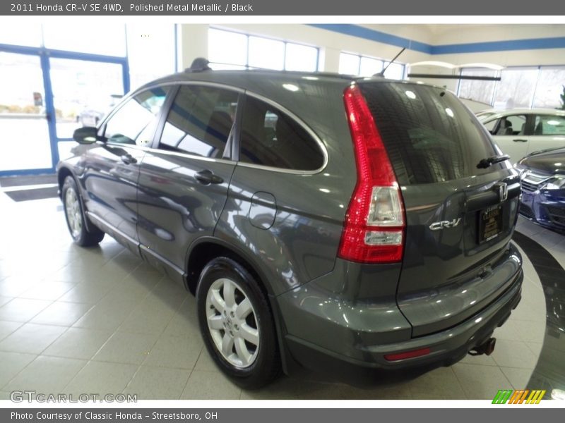Polished Metal Metallic / Black 2011 Honda CR-V SE 4WD