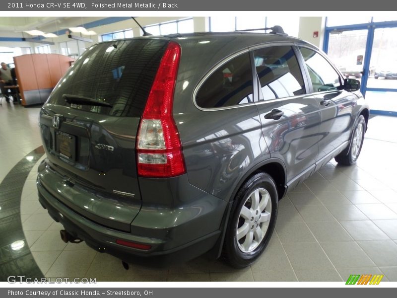 Polished Metal Metallic / Black 2011 Honda CR-V SE 4WD