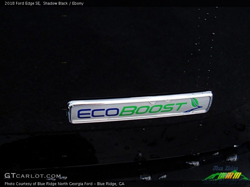 Shadow Black / Ebony 2018 Ford Edge SE