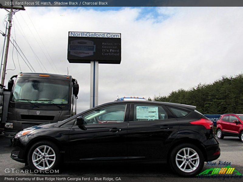 Shadow Black / Charcoal Black 2018 Ford Focus SE Hatch