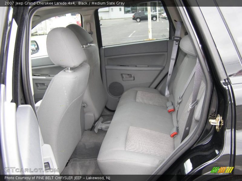 Black / Medium Slate Gray 2007 Jeep Grand Cherokee Laredo 4x4