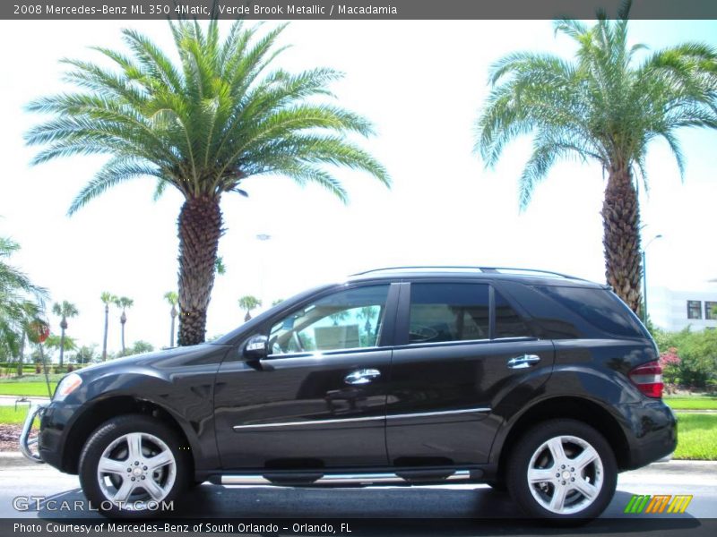 Verde Brook Metallic / Macadamia 2008 Mercedes-Benz ML 350 4Matic
