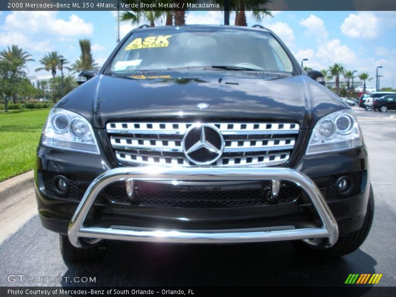 Verde Brook Metallic / Macadamia 2008 Mercedes-Benz ML 350 4Matic