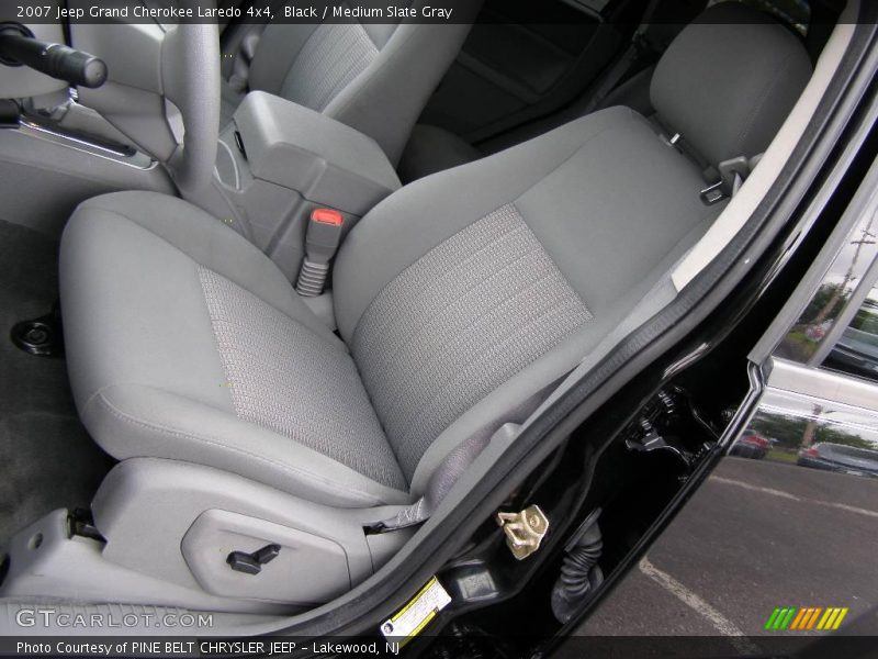 Black / Medium Slate Gray 2007 Jeep Grand Cherokee Laredo 4x4