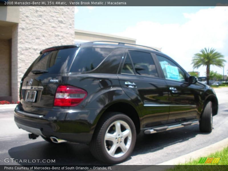 Verde Brook Metallic / Macadamia 2008 Mercedes-Benz ML 350 4Matic