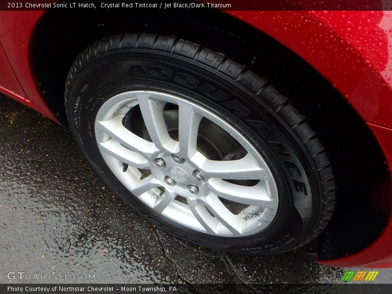 Crystal Red Tintcoat / Jet Black/Dark Titanium 2013 Chevrolet Sonic LT Hatch