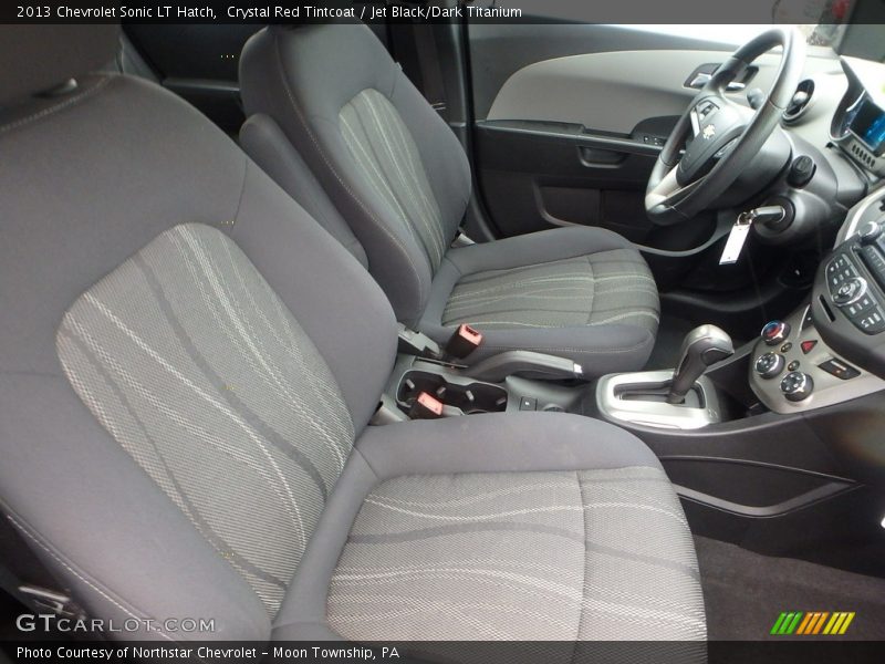Crystal Red Tintcoat / Jet Black/Dark Titanium 2013 Chevrolet Sonic LT Hatch