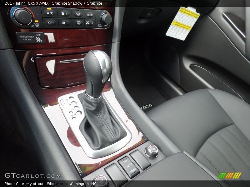 Graphite Shadow / Graphite 2017 Infiniti QX50 AWD
