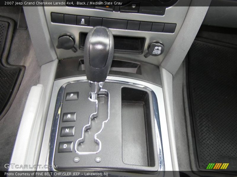 Black / Medium Slate Gray 2007 Jeep Grand Cherokee Laredo 4x4