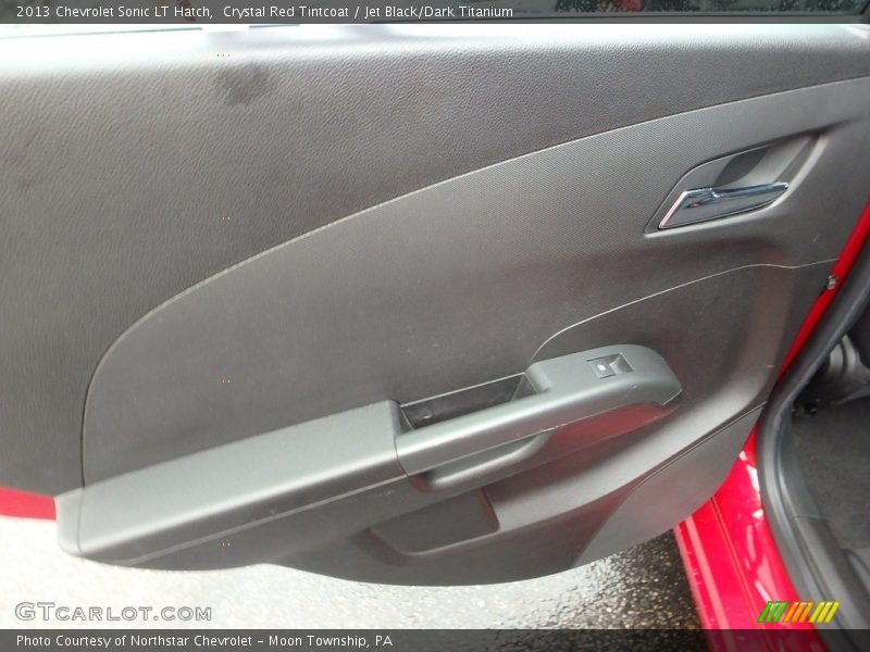 Crystal Red Tintcoat / Jet Black/Dark Titanium 2013 Chevrolet Sonic LT Hatch