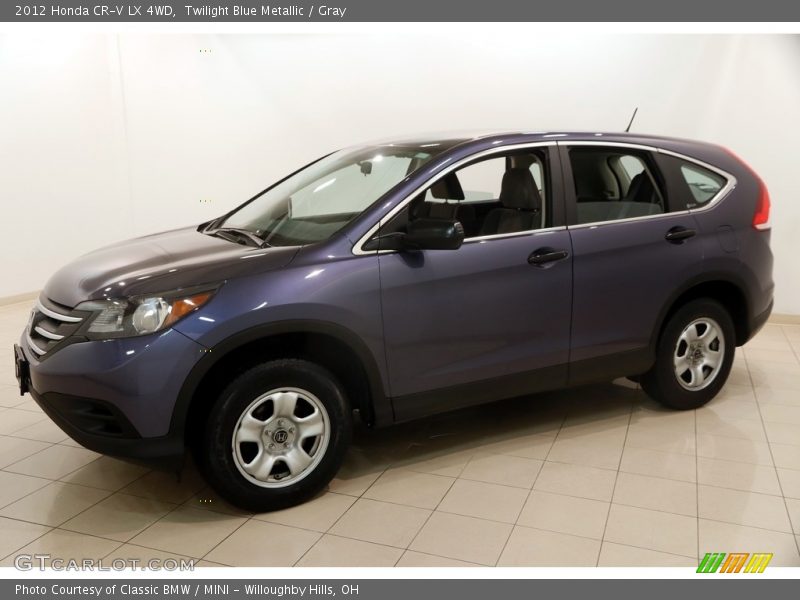 Twilight Blue Metallic / Gray 2012 Honda CR-V LX 4WD