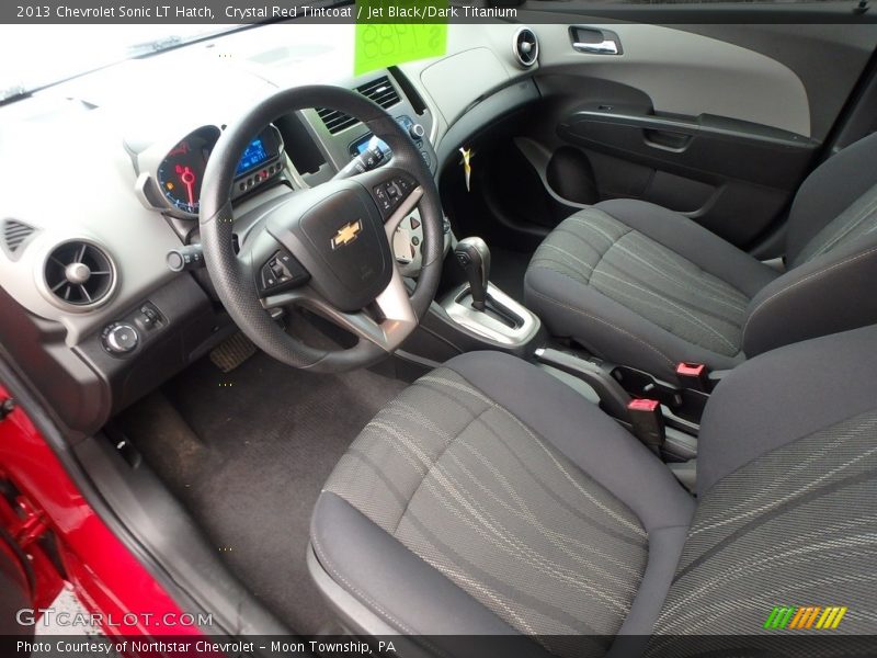 Crystal Red Tintcoat / Jet Black/Dark Titanium 2013 Chevrolet Sonic LT Hatch