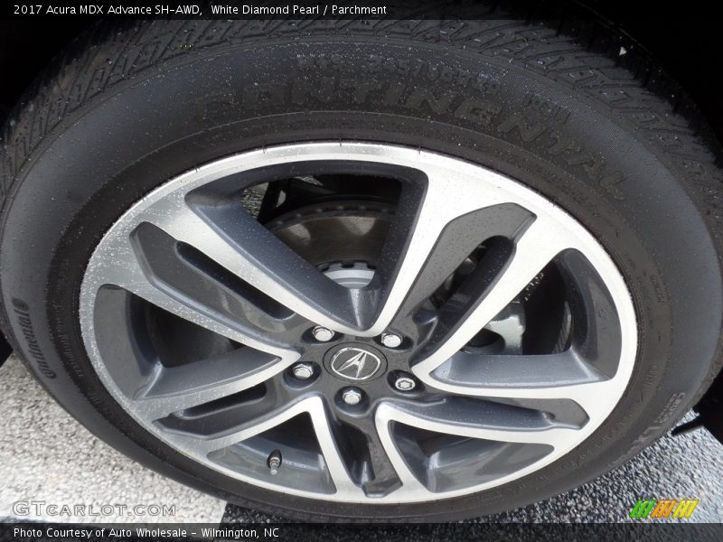 White Diamond Pearl / Parchment 2017 Acura MDX Advance SH-AWD