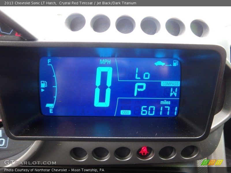 Crystal Red Tintcoat / Jet Black/Dark Titanium 2013 Chevrolet Sonic LT Hatch