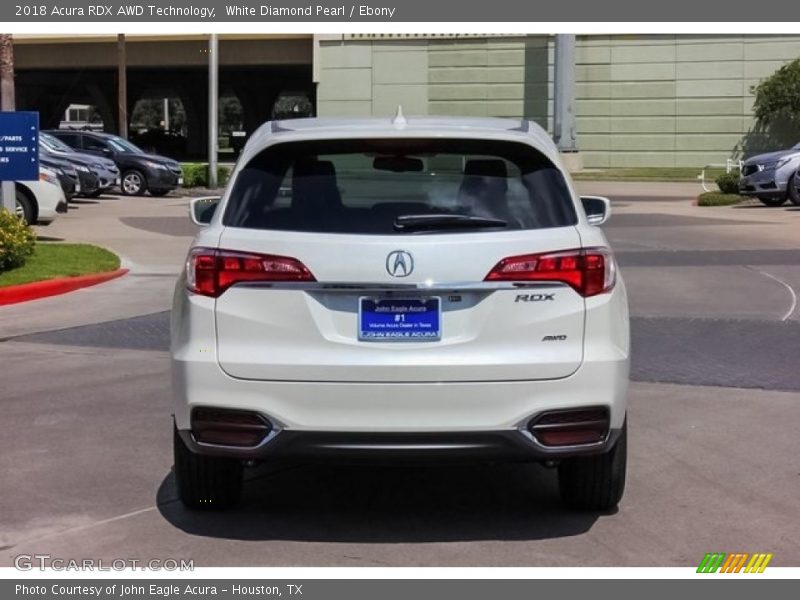 White Diamond Pearl / Ebony 2018 Acura RDX AWD Technology