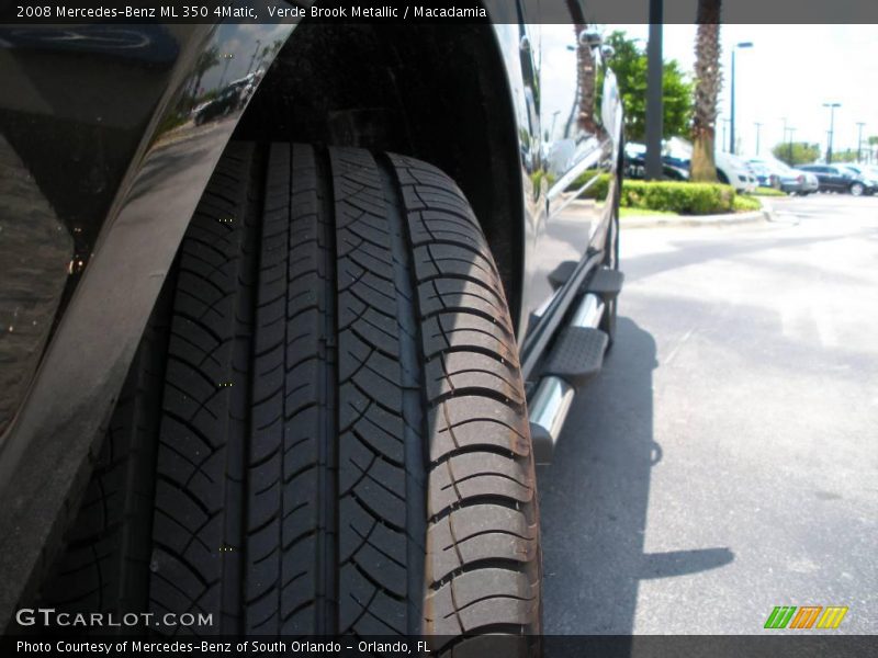 Verde Brook Metallic / Macadamia 2008 Mercedes-Benz ML 350 4Matic