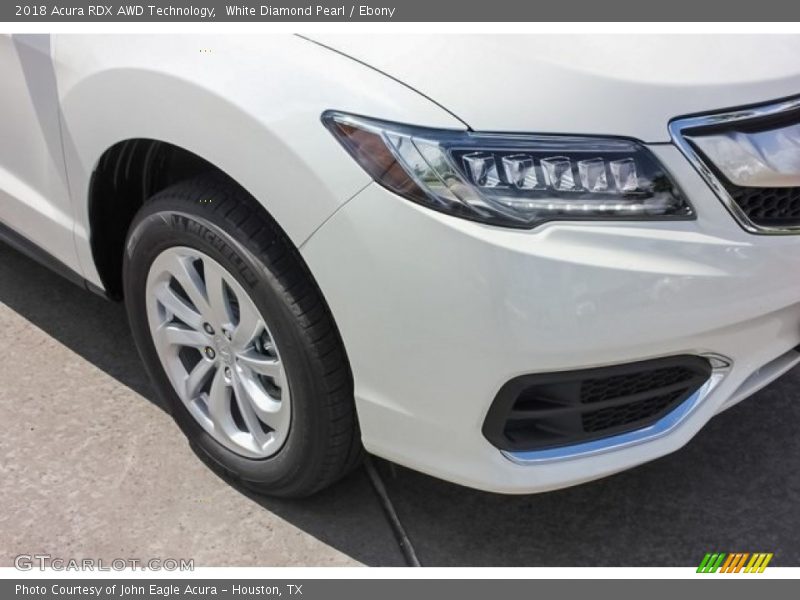 White Diamond Pearl / Ebony 2018 Acura RDX AWD Technology