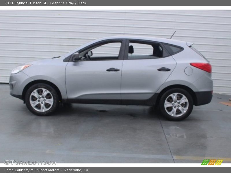 Graphite Gray / Black 2011 Hyundai Tucson GL