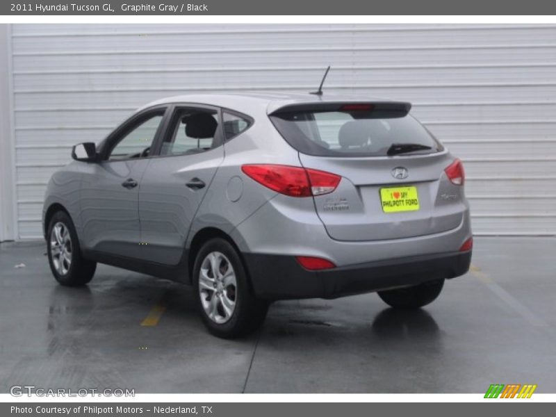 Graphite Gray / Black 2011 Hyundai Tucson GL