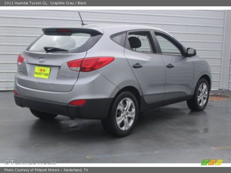 Graphite Gray / Black 2011 Hyundai Tucson GL
