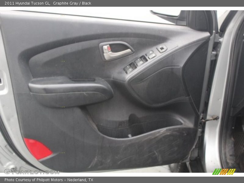 Graphite Gray / Black 2011 Hyundai Tucson GL