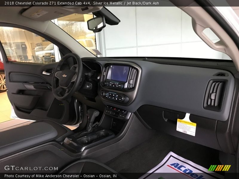 Silver Ice Metallic / Jet Black/Dark Ash 2018 Chevrolet Colorado Z71 Extended Cab 4x4