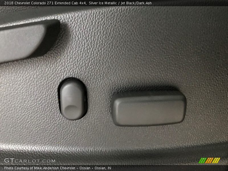 Silver Ice Metallic / Jet Black/Dark Ash 2018 Chevrolet Colorado Z71 Extended Cab 4x4