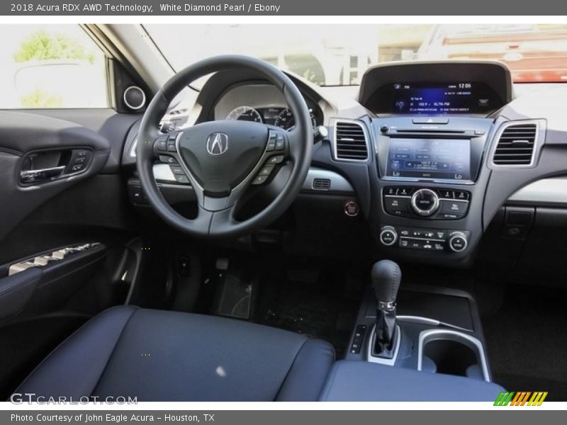 White Diamond Pearl / Ebony 2018 Acura RDX AWD Technology