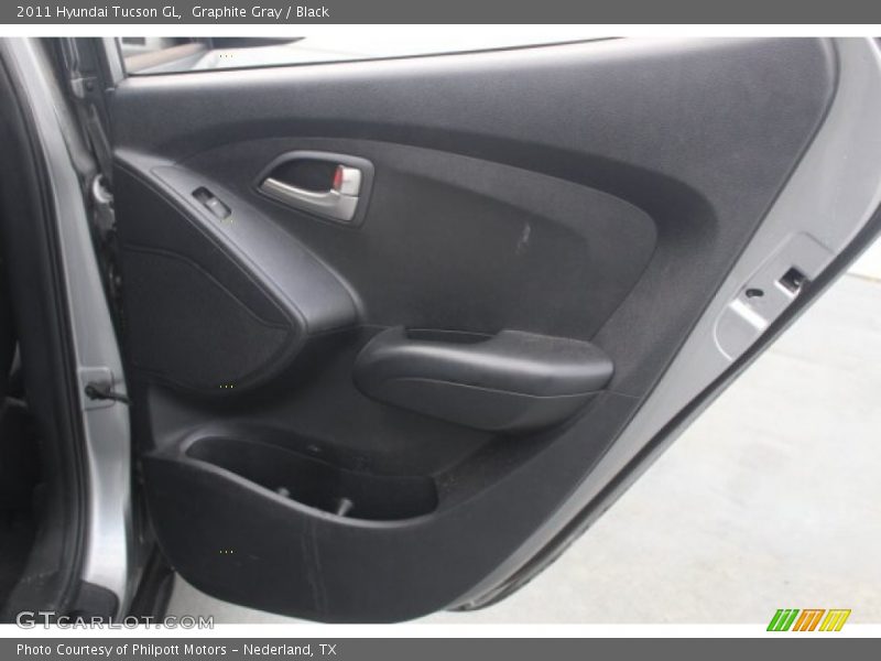 Graphite Gray / Black 2011 Hyundai Tucson GL