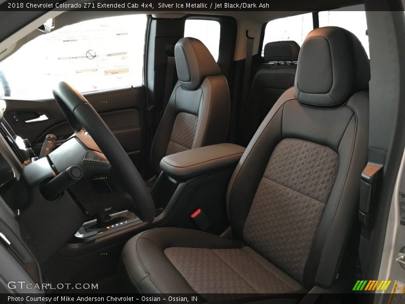 Silver Ice Metallic / Jet Black/Dark Ash 2018 Chevrolet Colorado Z71 Extended Cab 4x4