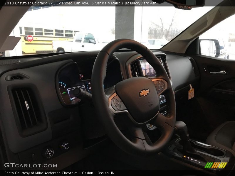 Silver Ice Metallic / Jet Black/Dark Ash 2018 Chevrolet Colorado Z71 Extended Cab 4x4