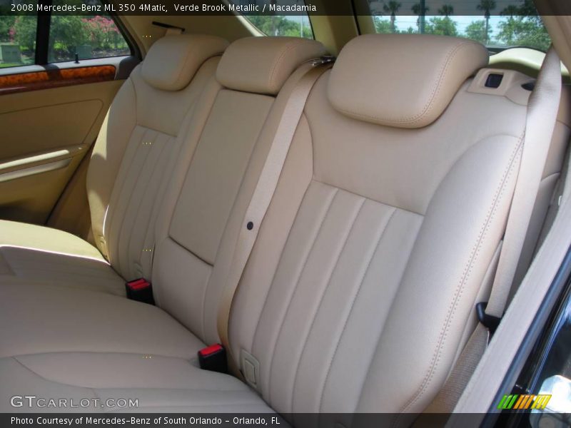 Verde Brook Metallic / Macadamia 2008 Mercedes-Benz ML 350 4Matic