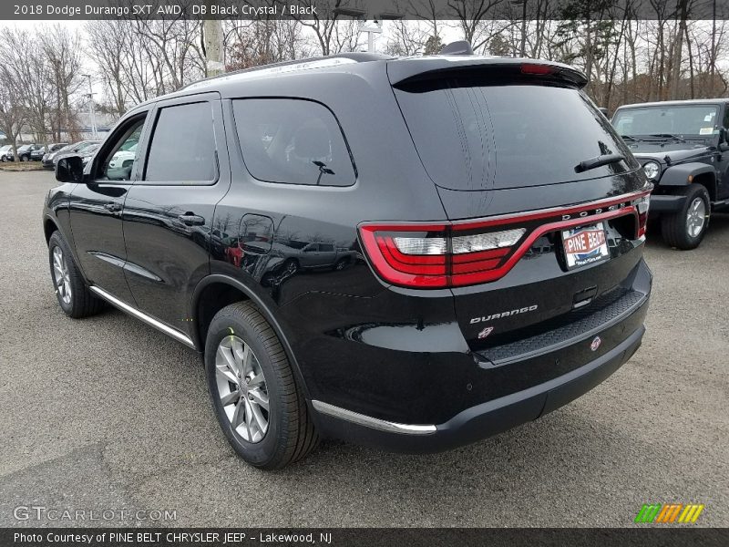 DB Black Crystal / Black 2018 Dodge Durango SXT AWD
