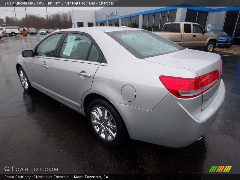 Brilliant Silver Metallic / Dark Charcoal 2010 Lincoln MKZ FWD