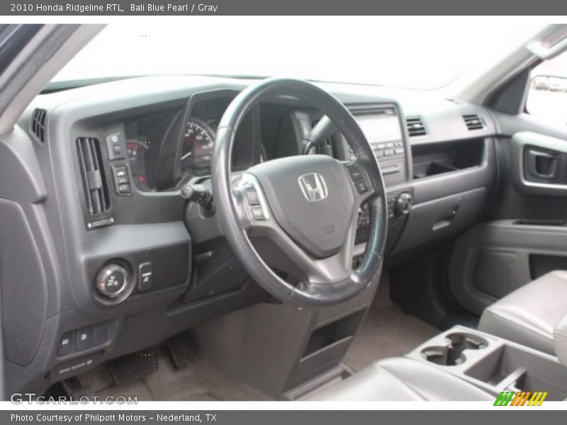 Bali Blue Pearl / Gray 2010 Honda Ridgeline RTL