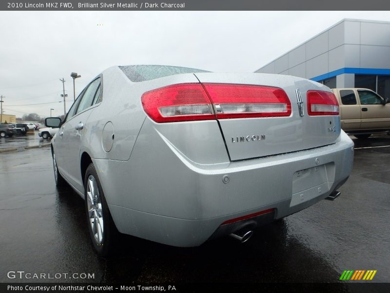 Brilliant Silver Metallic / Dark Charcoal 2010 Lincoln MKZ FWD